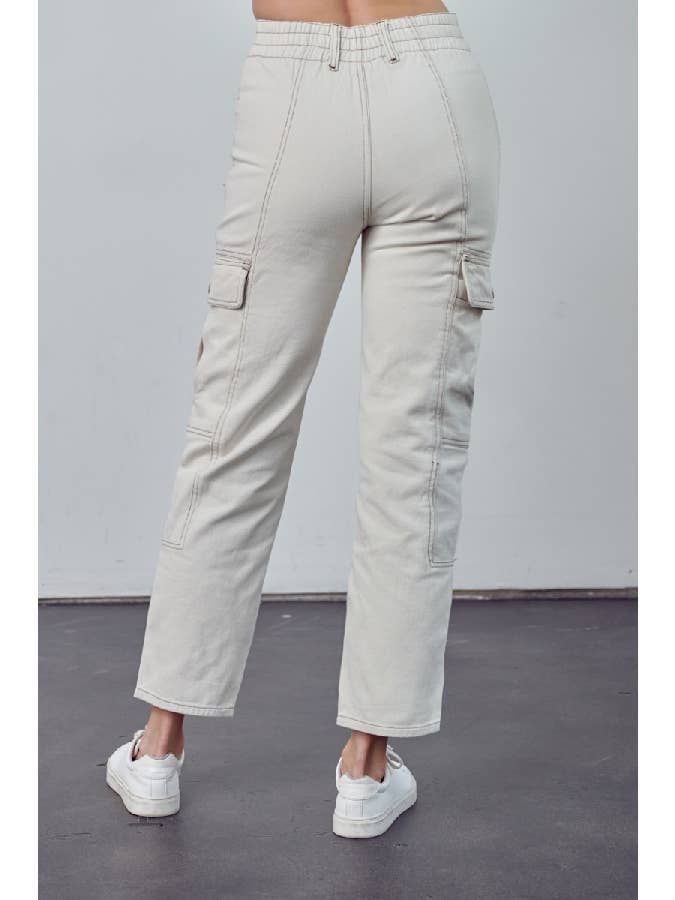 Hesperus – wholesale Jeans - Dam – SNICKARE BYXA MED SMOCKAD MIDJA11