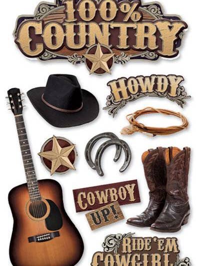 Autocollant 100 % pays pour la vente par Paper House Productions