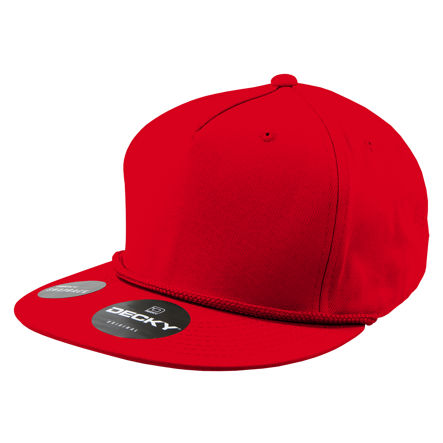 The Park Wholesale - Wholesale Flat-brimmed cap – Men's - Decky 1041 - Classic Flat Bill Golf Hat with Rope, Snapback48