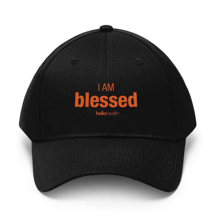 I am blessed Twill Hat for wholesale by Hello Health