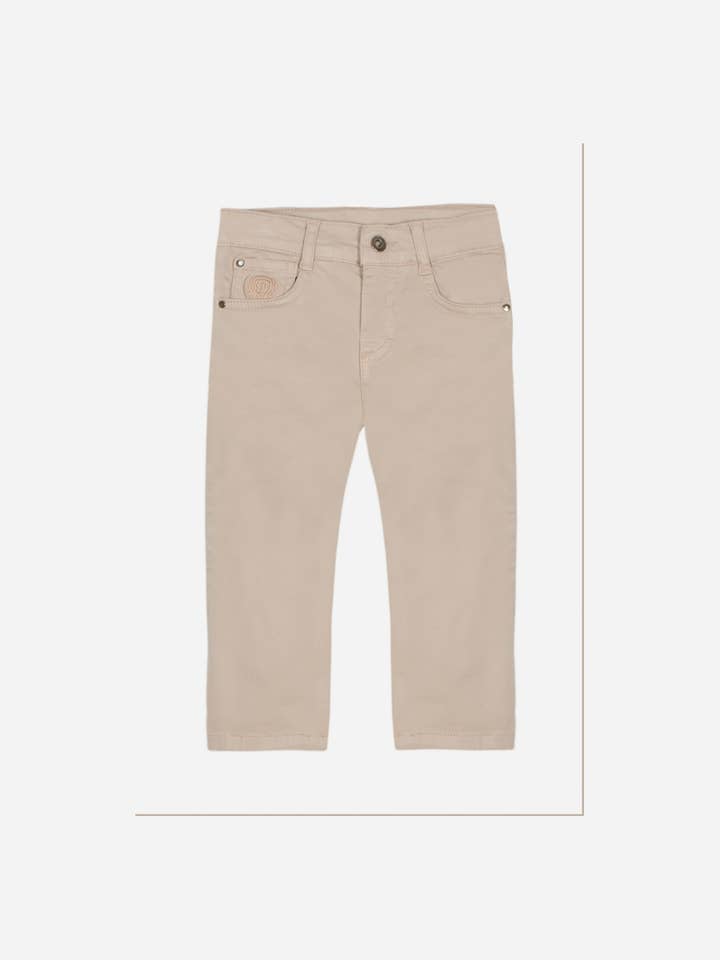 Pantaloni in twill azzurro chiaro per la vendita all'ingrosso da parte di Patachou