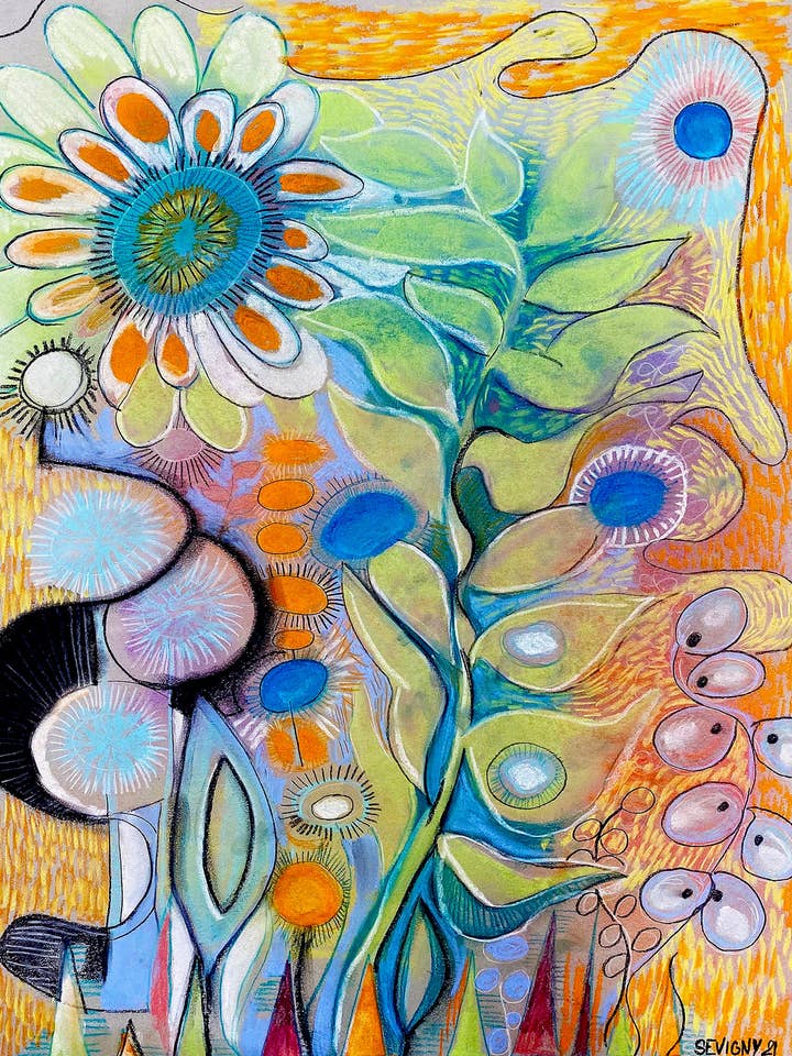 Impressão de Arte Bloom por Katie Sevigny por atacado de Sevigny Studio