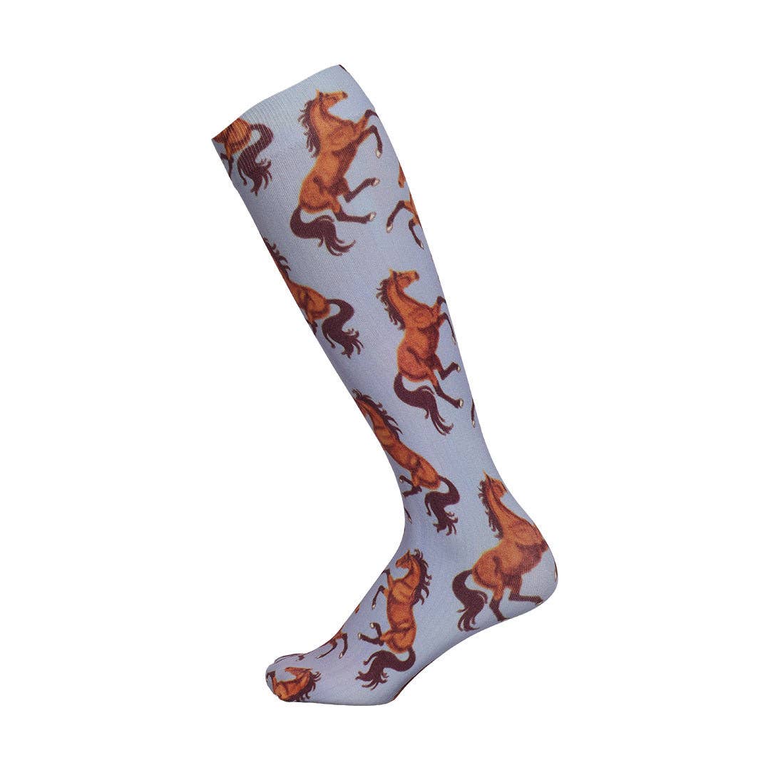 JPC Equestrian – wholesale Socks – Women's – AWST Int'l Lila Bay Horses Socks6