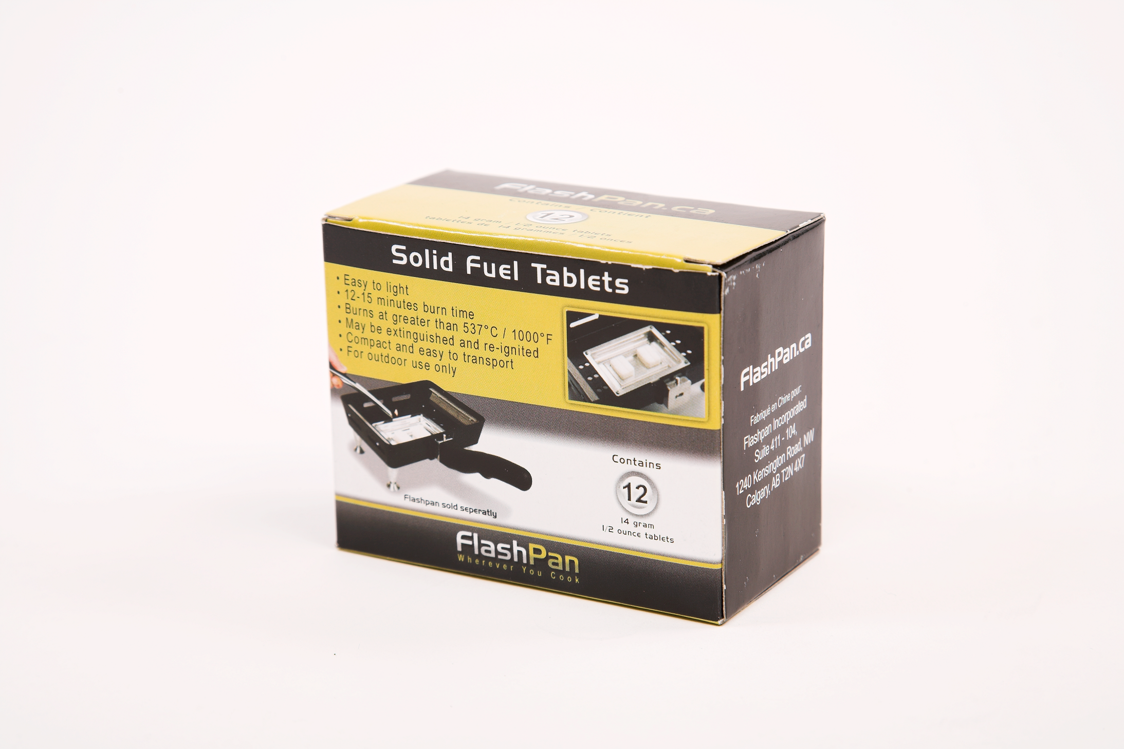 Flashpan – wholesale Outdoor grill tools – Flashpan Solid Fuel Tablets1