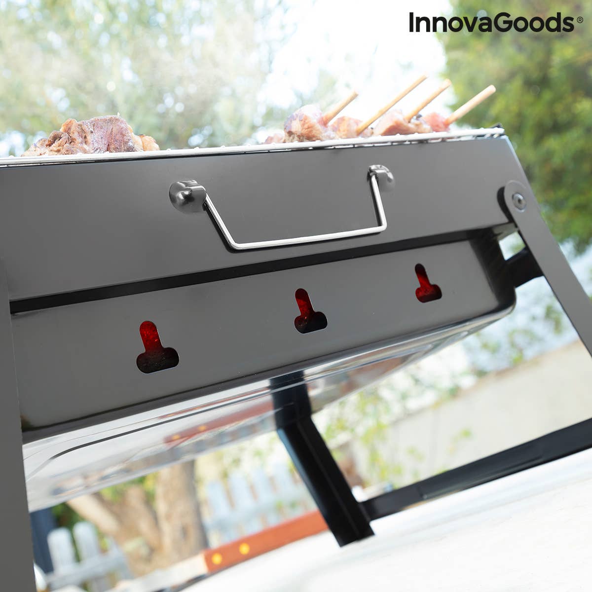 InnovaGoods - Wholesale Outdoor Grill Tools - InnovaGoods BearBQ Portable Folding Charcoal Barbecue2