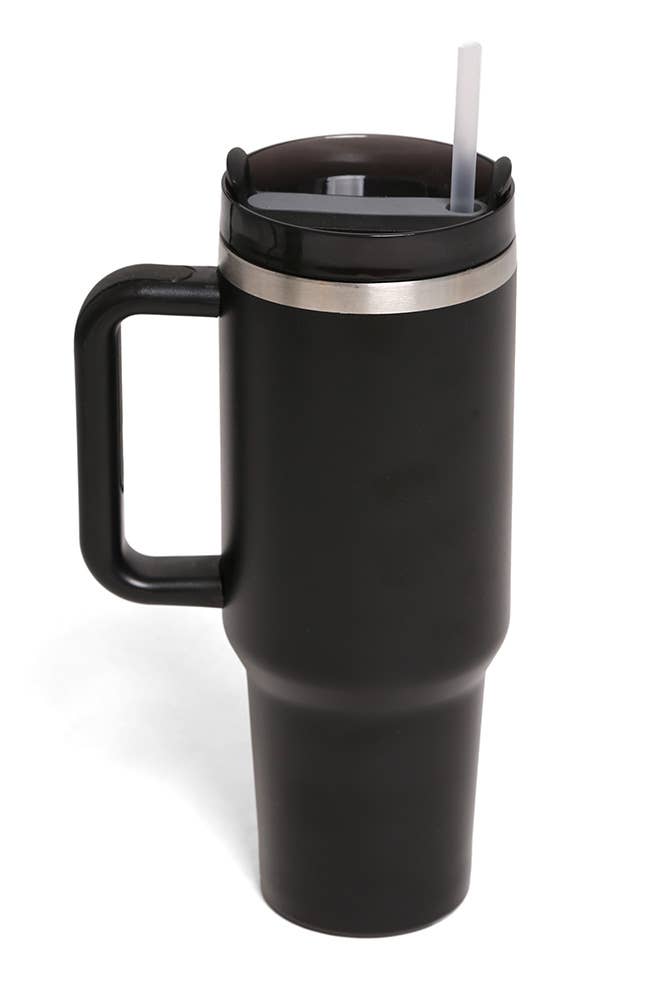 Hana - Venta al por mayor Vaso termo - Vaso con mango de 40 oz de color liso13