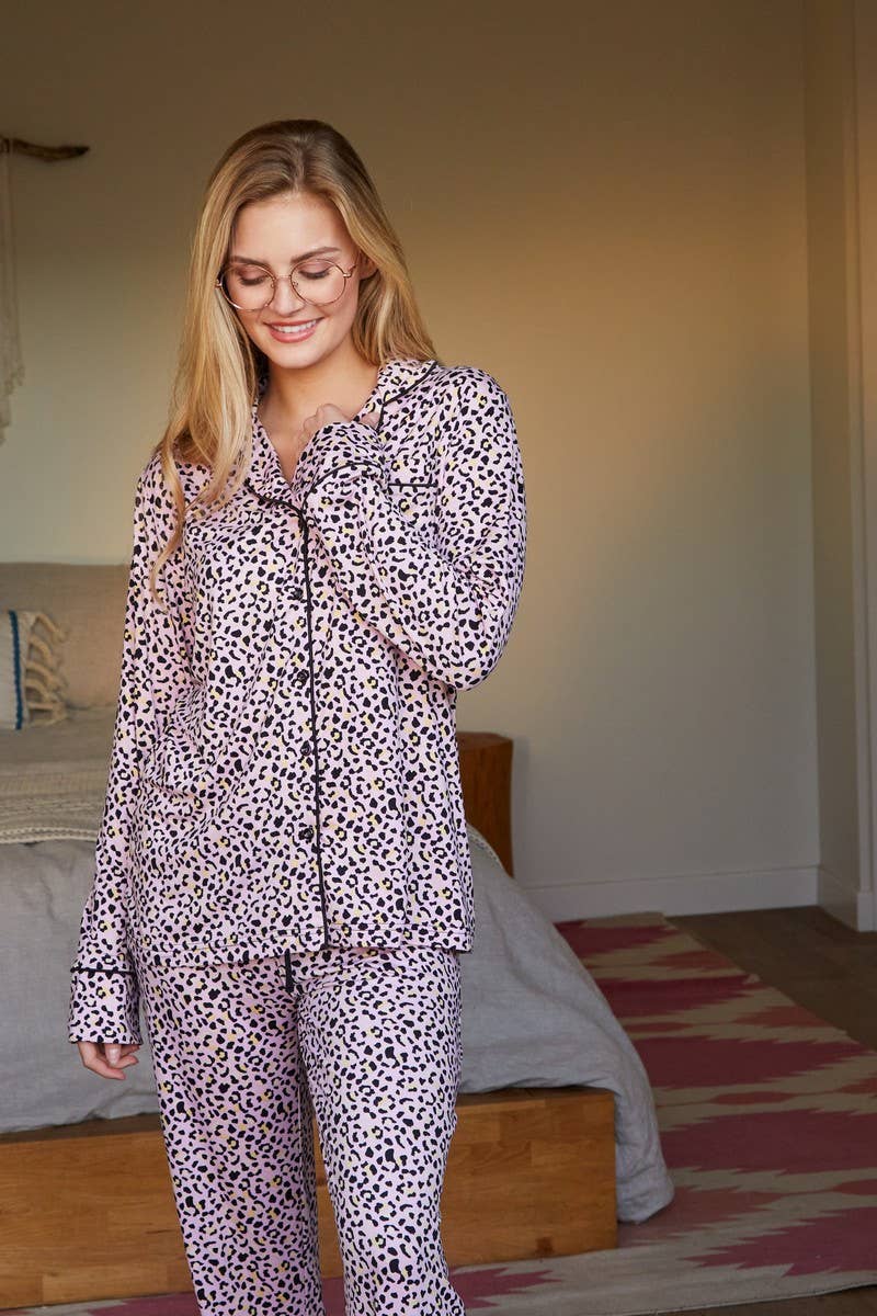 Lily Clothing - Wholesale Sleepwear Set - Women's - WOMEN COMFORTABLE LOOSE PAJAMAS_CWSPJ03641