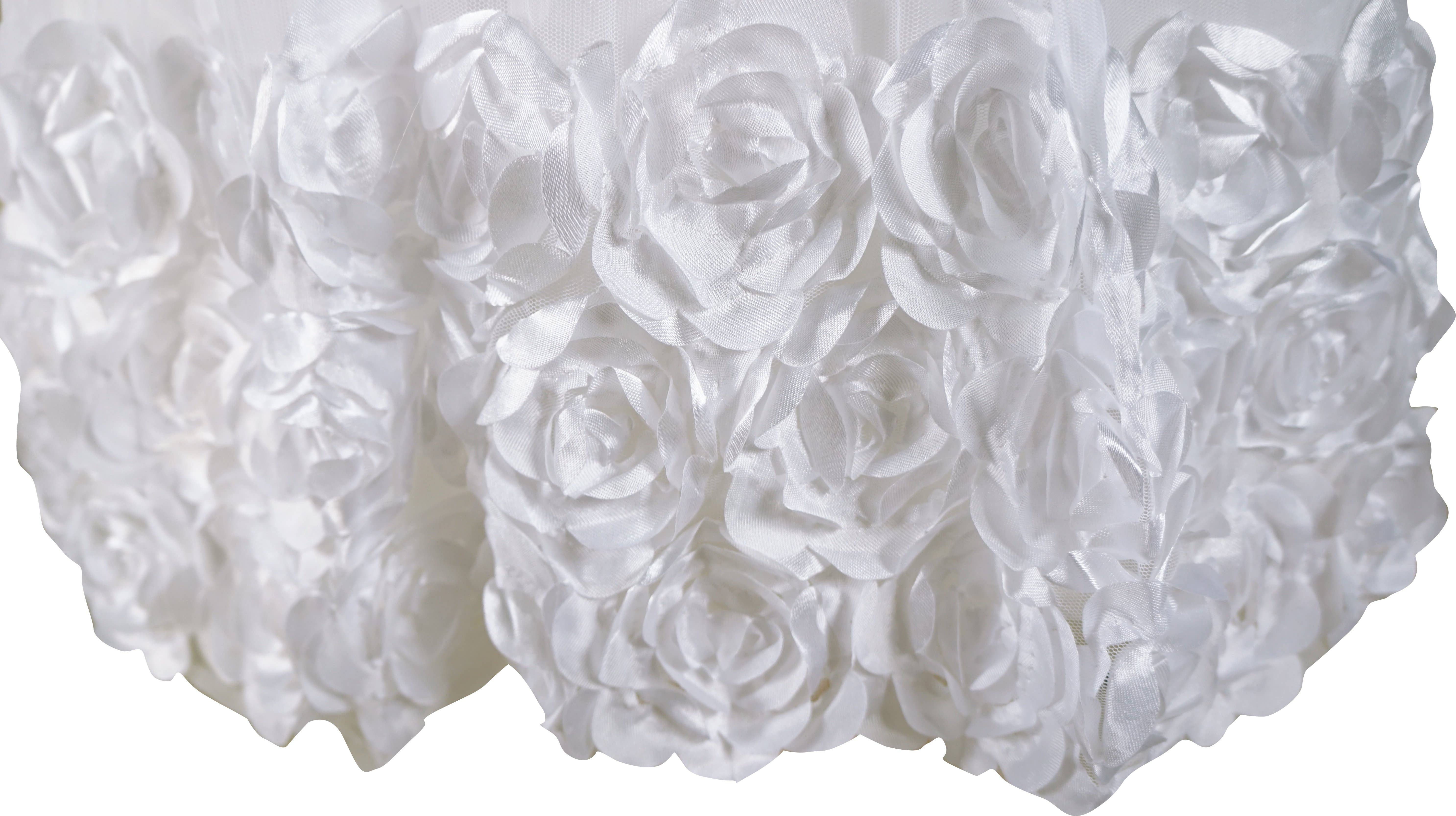 Angeline Kids - Wholesale Dress Set - Baby - Baby Infant Girls Christening Baptism Dress With Bonnet - Rosalina4