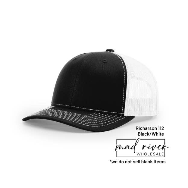 Mad River - Wholesale Trucker Hat - Unisex - Antler Silhouette Trucker Hat on Richardson 112 or 115