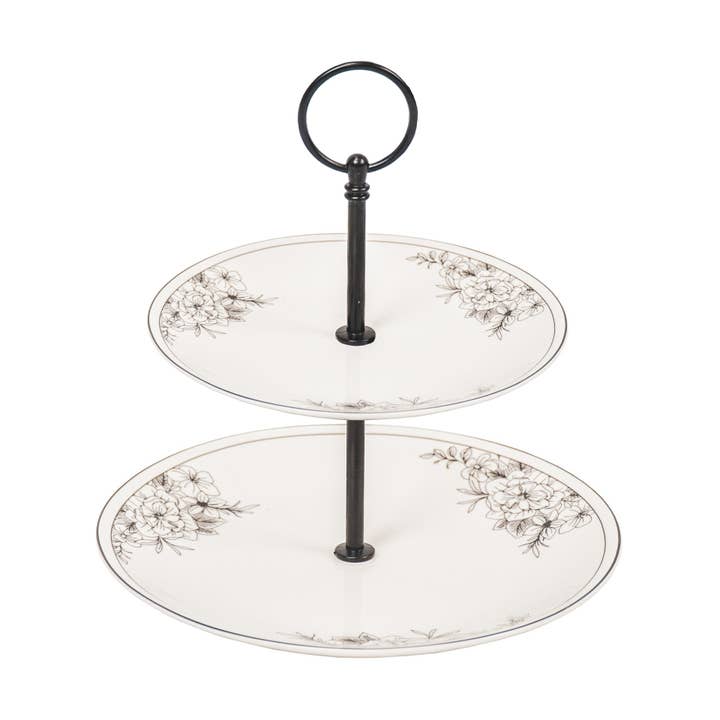 Housevitamin bv - Wholesale Dienblad - HV bloemetagère - 2 lagen