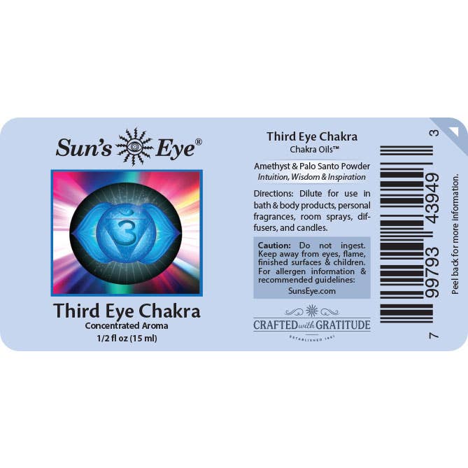 Sun's Eye - Wholesale Fragrance Oil - Third Eye Chakra Oil