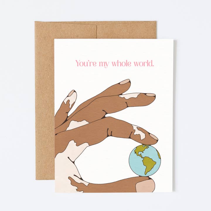 World Greeting Card for wholesale by Brooke Finally