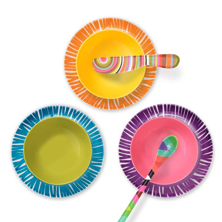 French Bull - Wholesale Appetizer Serveware - Fringe 6.5" Appetizer Plate - Set of 63