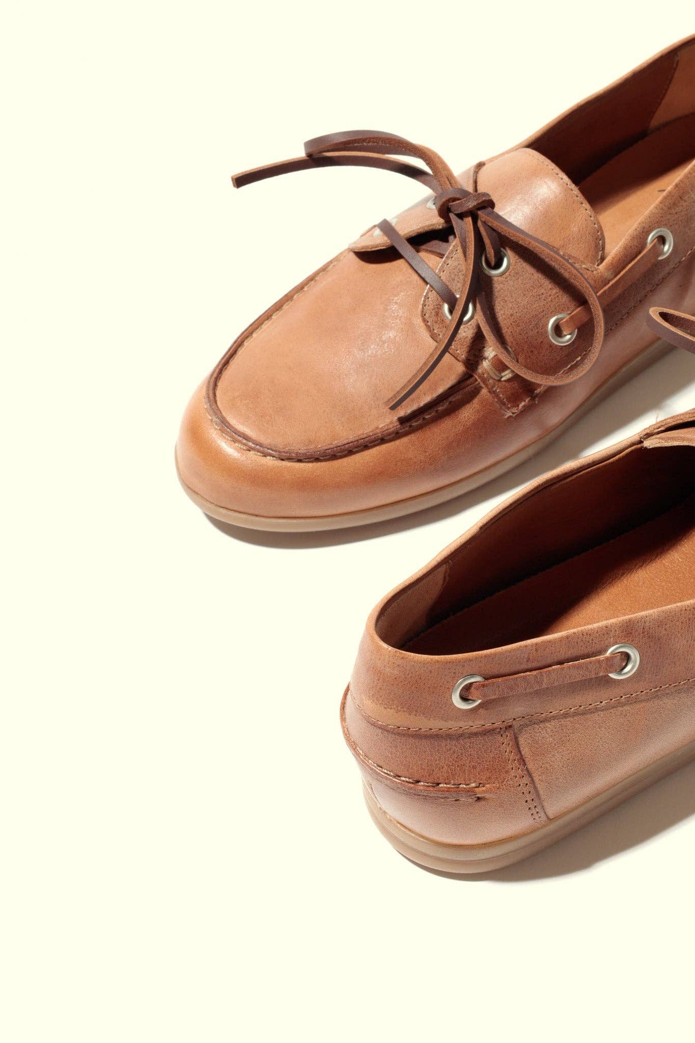 KMB Shoes - Wholesale Loafers - Women's - KAI LIGHT BROWN – Leather Boat Shoes2