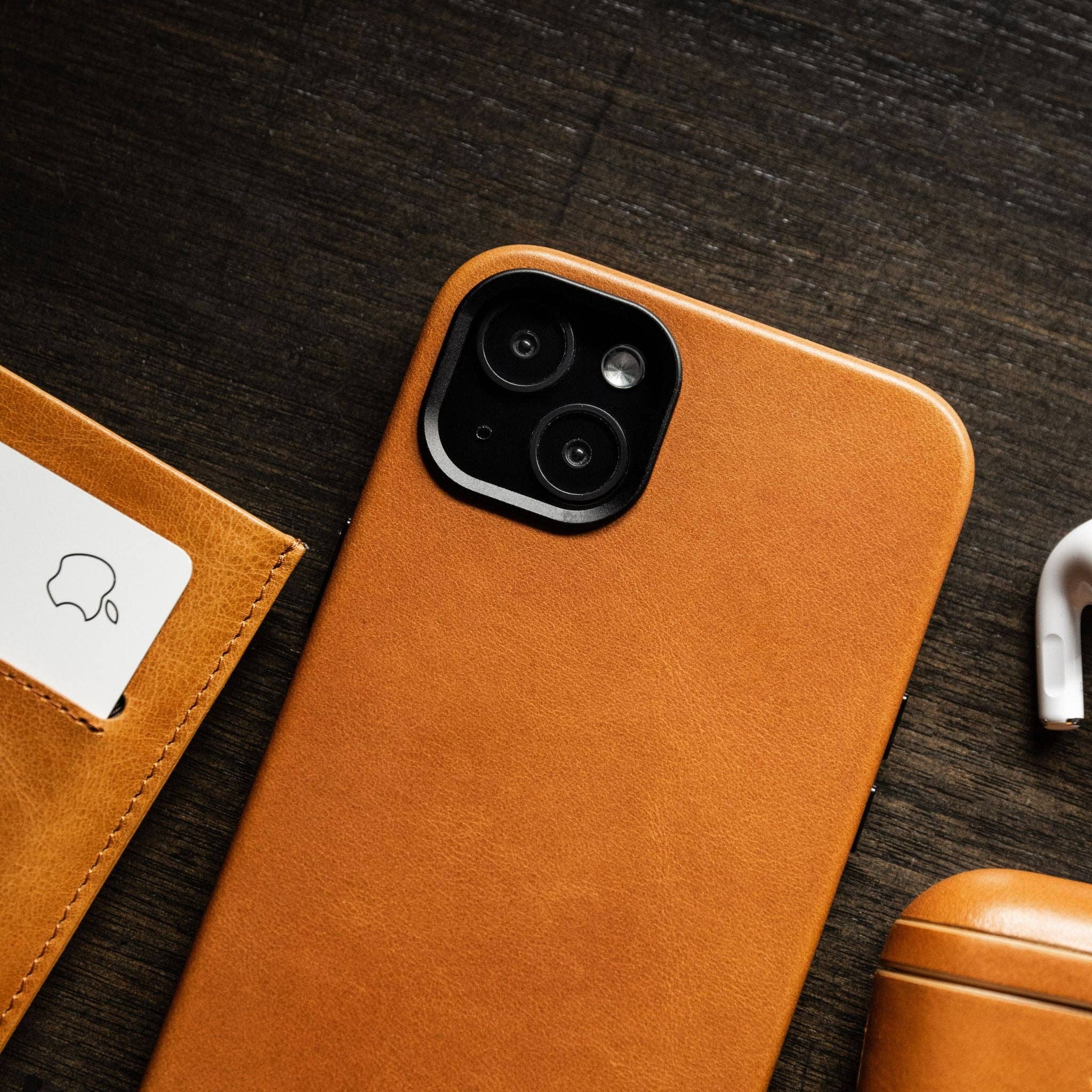 Andar - Wholesale Phone Case - Unisex - The Aspen Full Grain Leather iPhone Phone Case with MagSafe157
