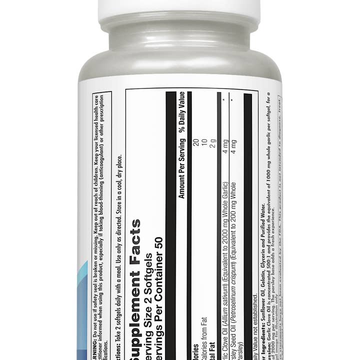 KAL - Wholesale Oral Supplement/Vitamin - Garlic Oil ActivGels™ Softgels 2000 mg3