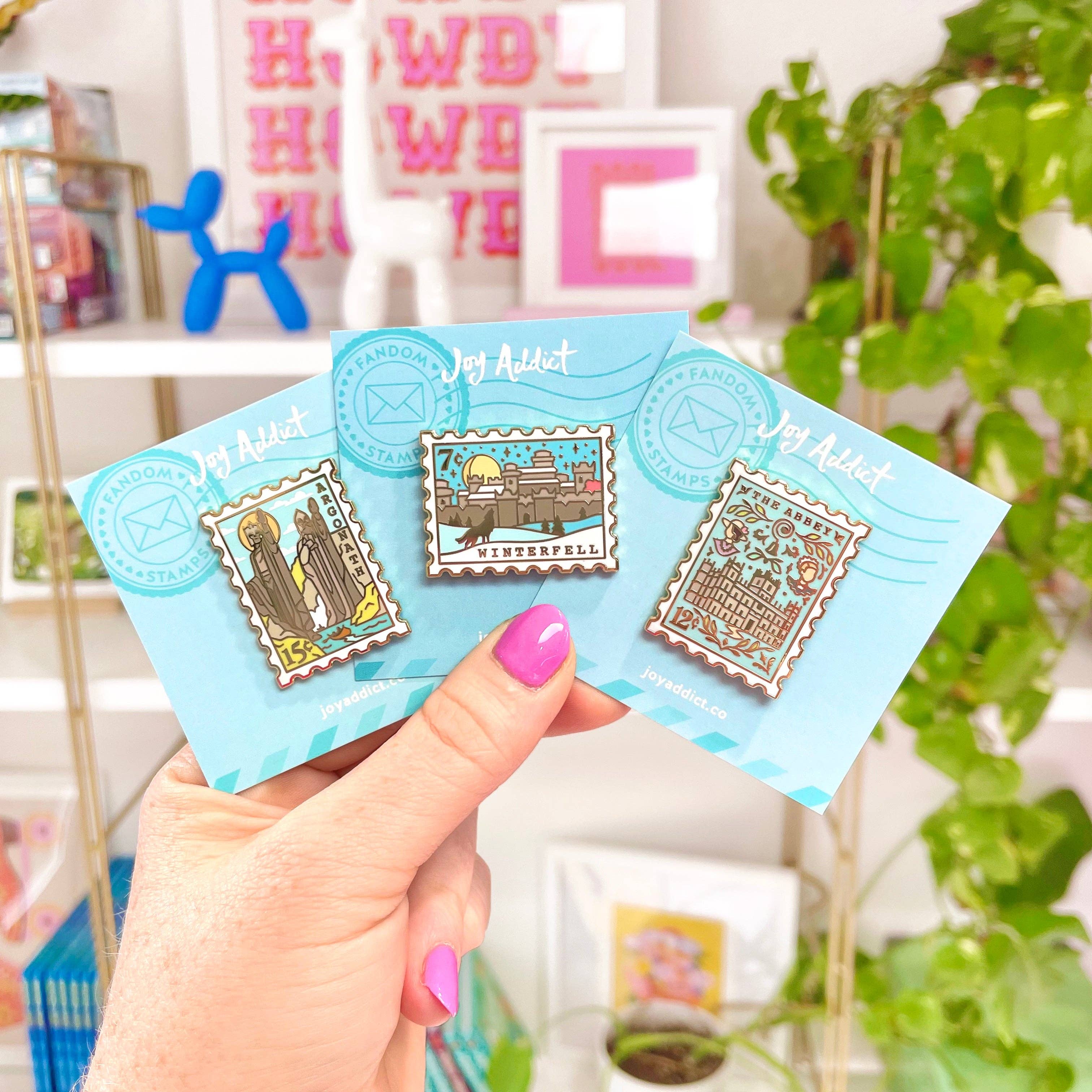 Joy Addict - Wholesale Lapel Pin/Button - The Abbey Enamel Pin2