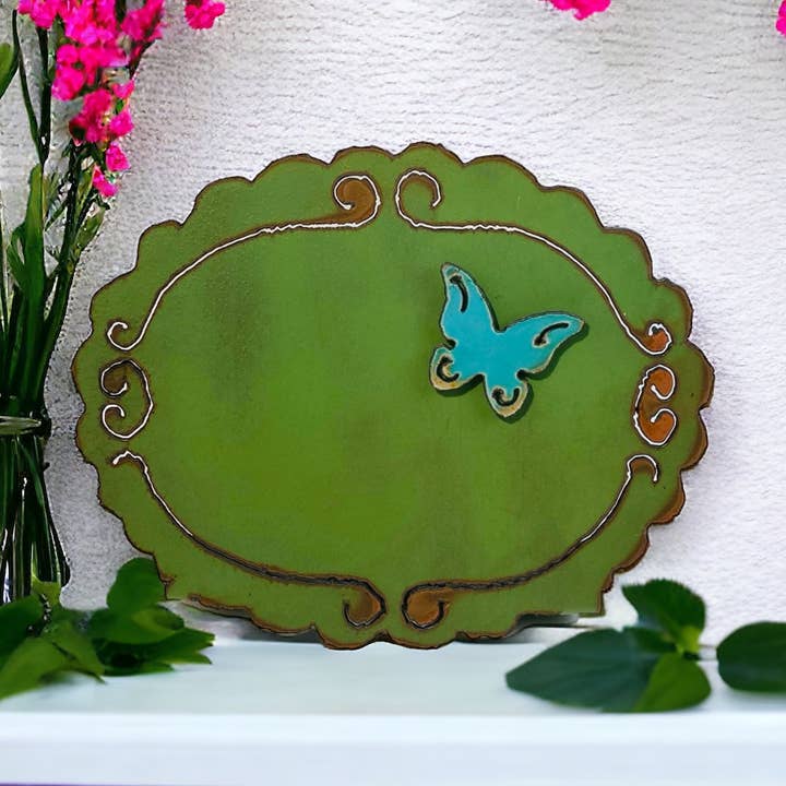 Butterfly PICTURE FRAME Cute impulse buy nature garden eco for wholesale by Iron Jewel