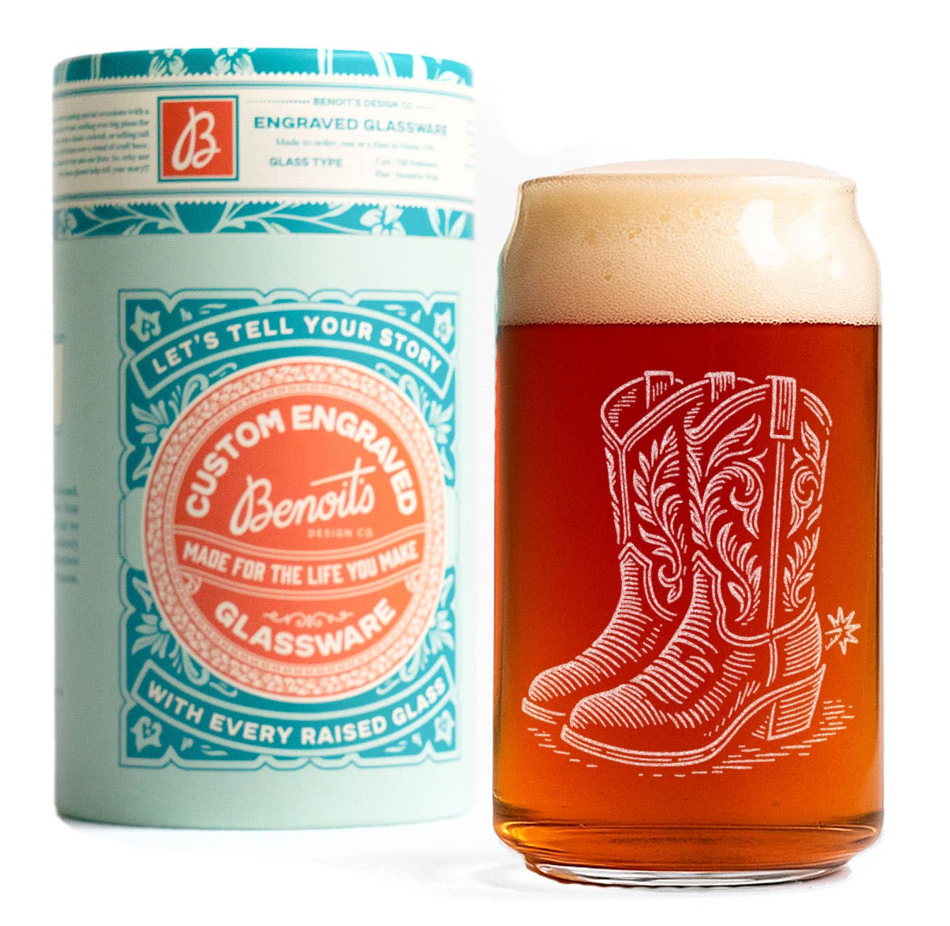 Benoit's Design Co. - Wholesale Cocktail/Liquor Glass - Cowboy Boots Drinking Glasses4