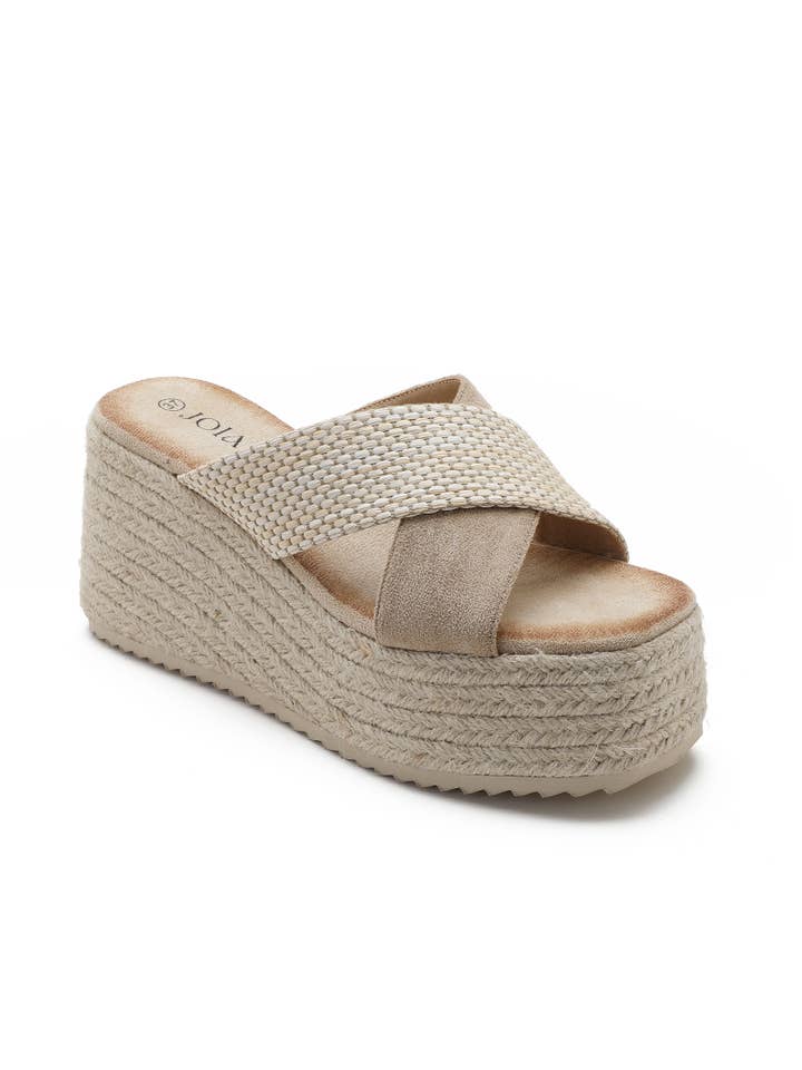 Joia Paris - Wholesale Wedges - Women's - Wedge espadrilles with crossed straps6