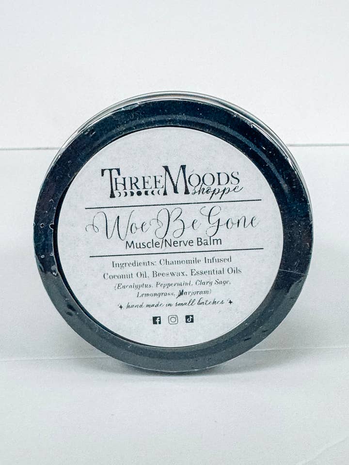 WoeBeGone (Muscle/Nerve) Balm for wholesale by Three Moods Shoppe