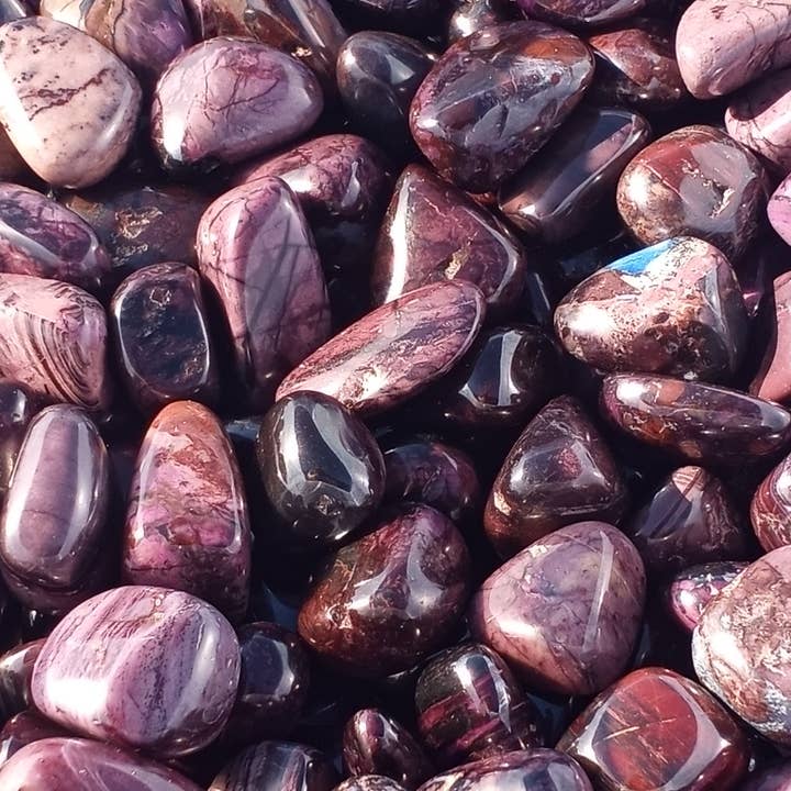 Keystone Crystals – wholesale Andlig sten/kristall – Sugilite 1" Tumlad Set med 3