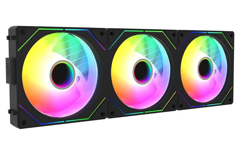 ITEK - Wholesale  - Kit 3x Fan for case INFINITY Black - 12cm- ARGB Sync 5V 3pin- 4pin PWM- Wireless1