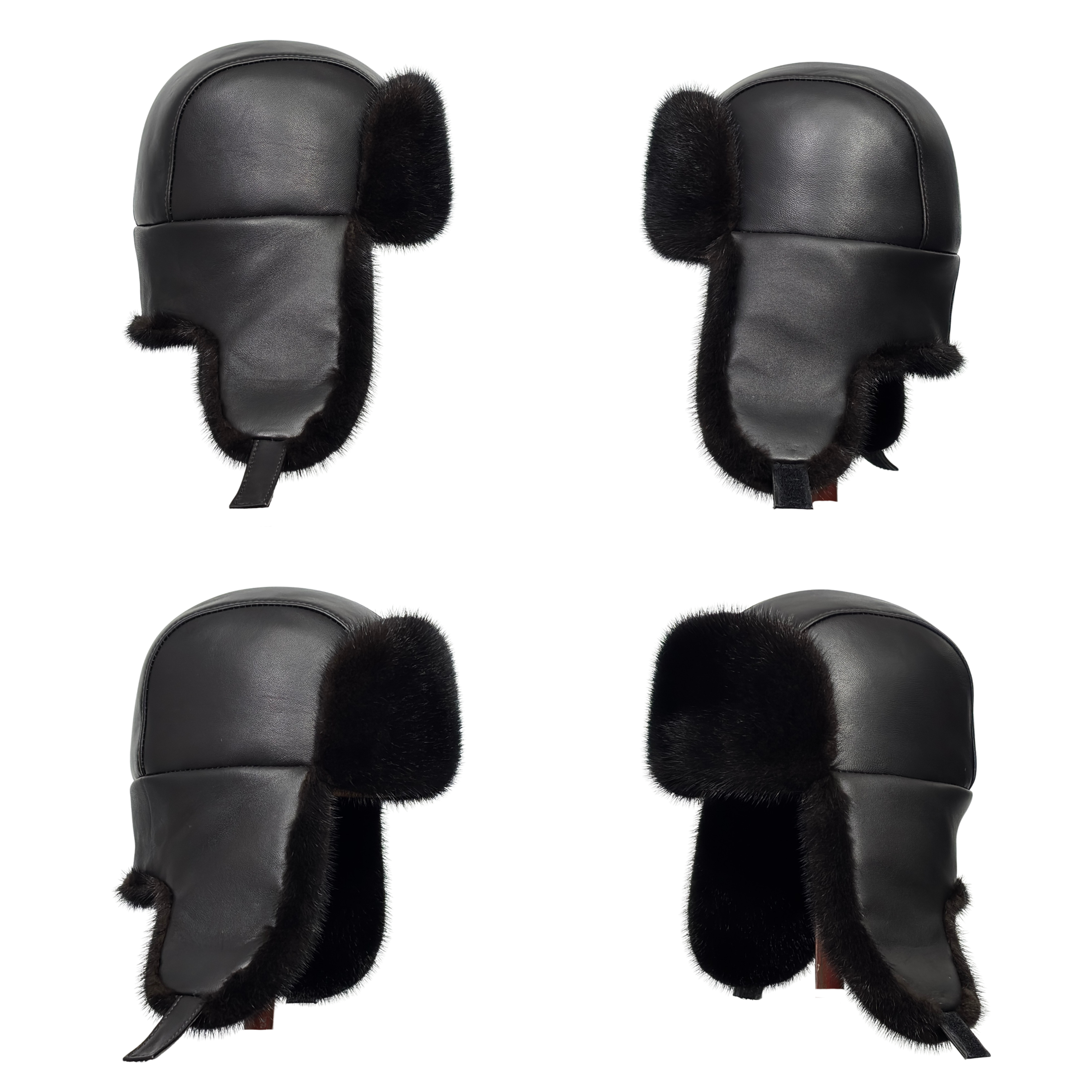 FurStyleUa - Wholesale Trapper/Bomber Hat - Men's - Men Fur Hat Russian Fur Hat Mink Fur Earflap Hat Ushanka Hat10