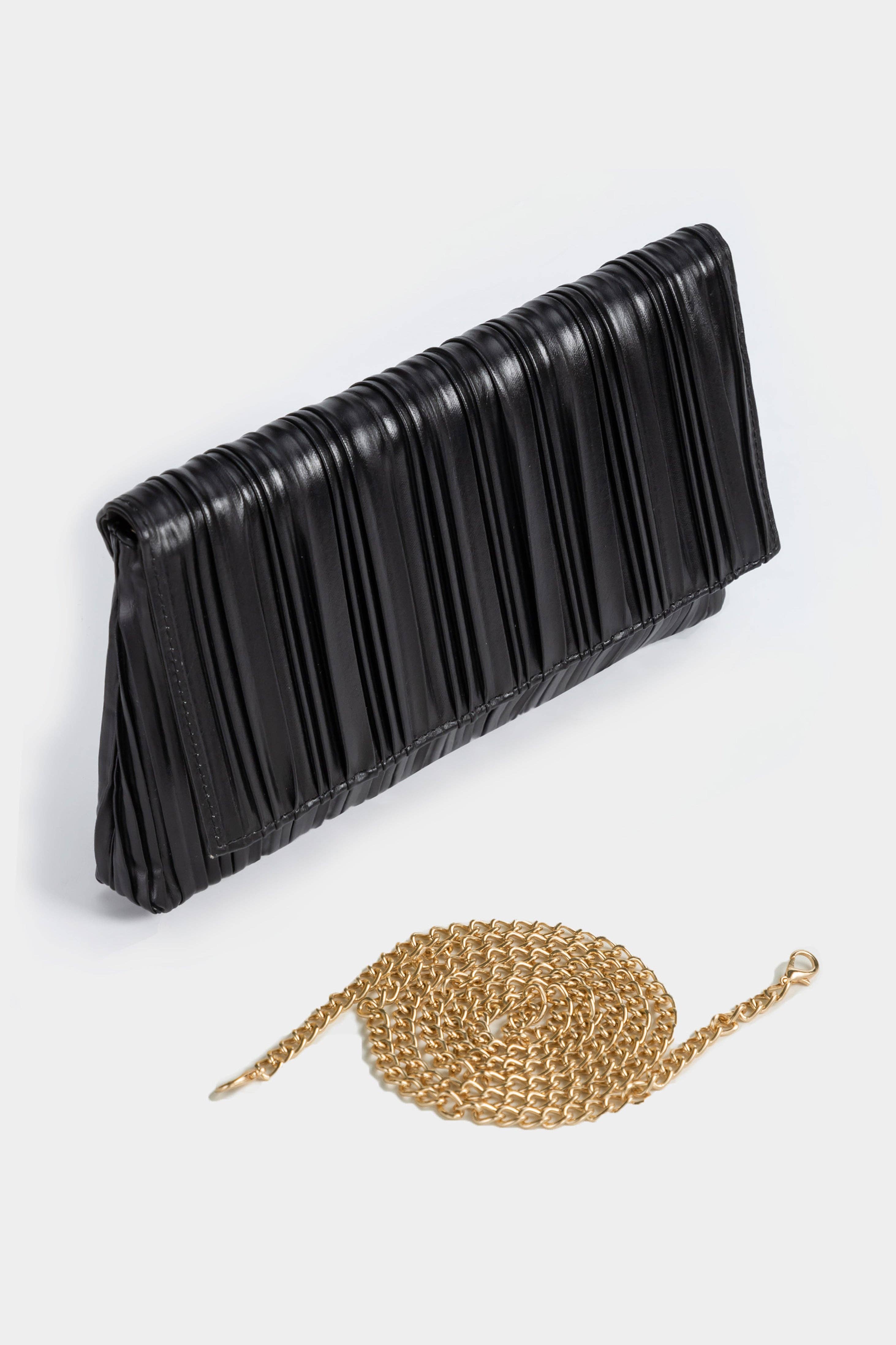 BABEYOND - Vente Pochette – femme - Pochette de soirée formelle plissée métallique6