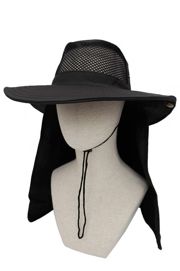 Cap Zone – Großhandel Bucket Hat – Unisex – Fischerhut mit extra breitem Nackenschutz0