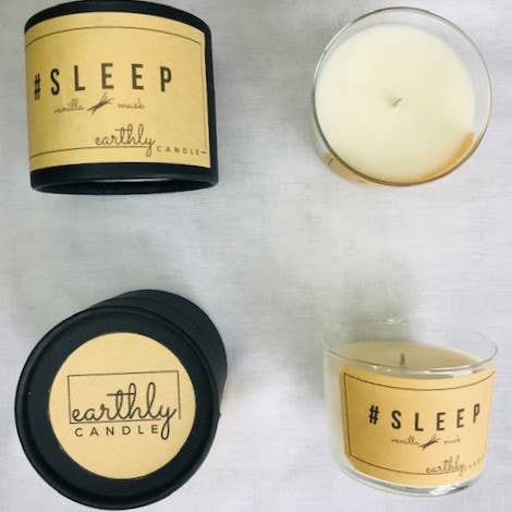 #Slaapkaars – Vanille en Musk voor wholesale door Earthly Candle