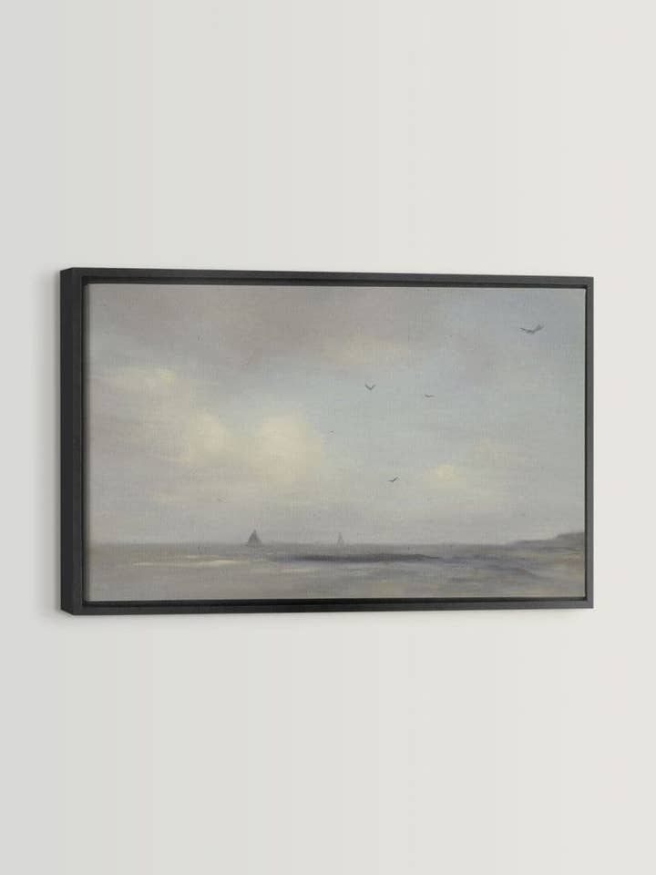 COASTLINE, canvas wall art print for wholesale by Oleka Canvas