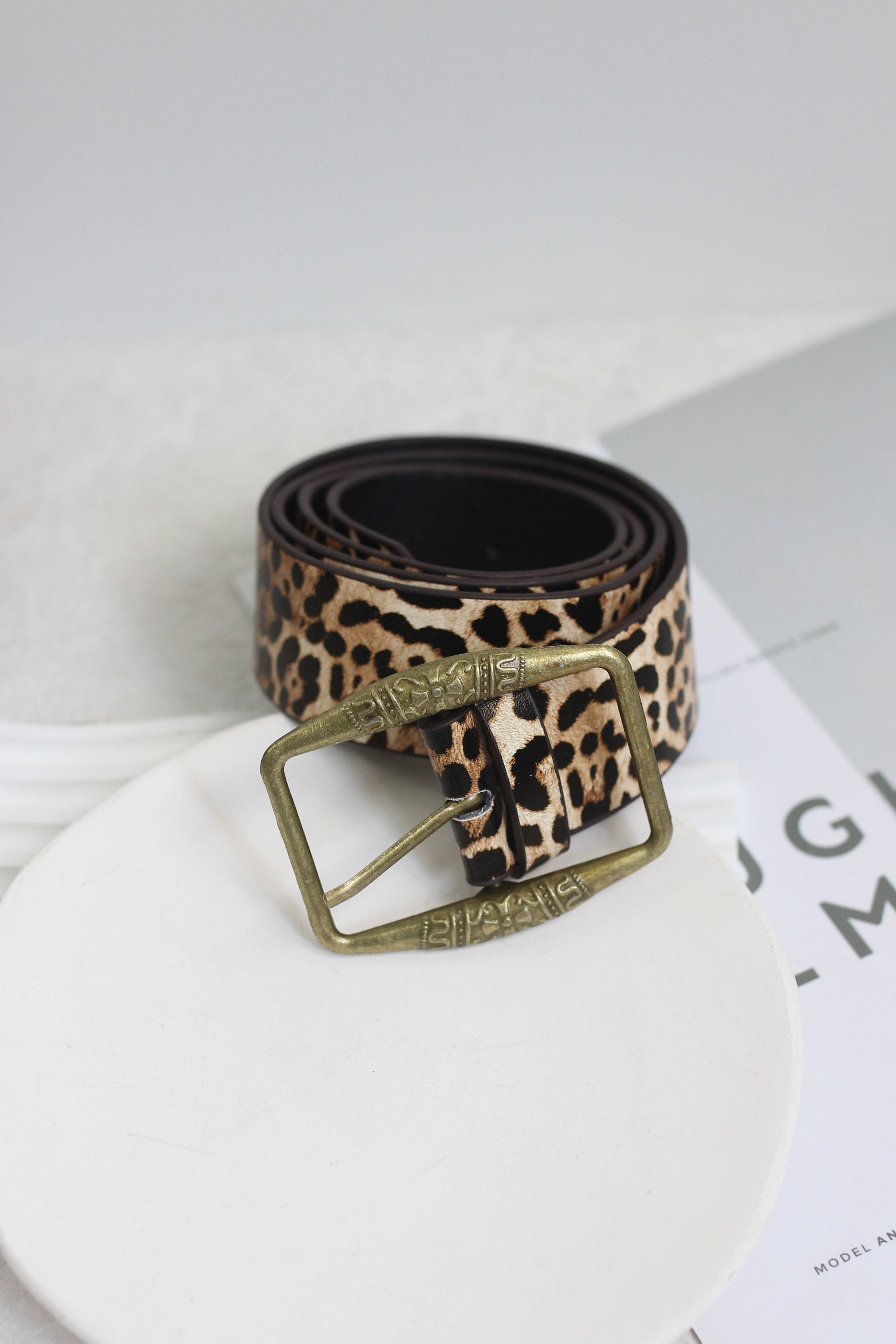 ESLEY - Wholesale Belt - Women's - A2507MJ33922 - Vintage Style PU Leather Belt0