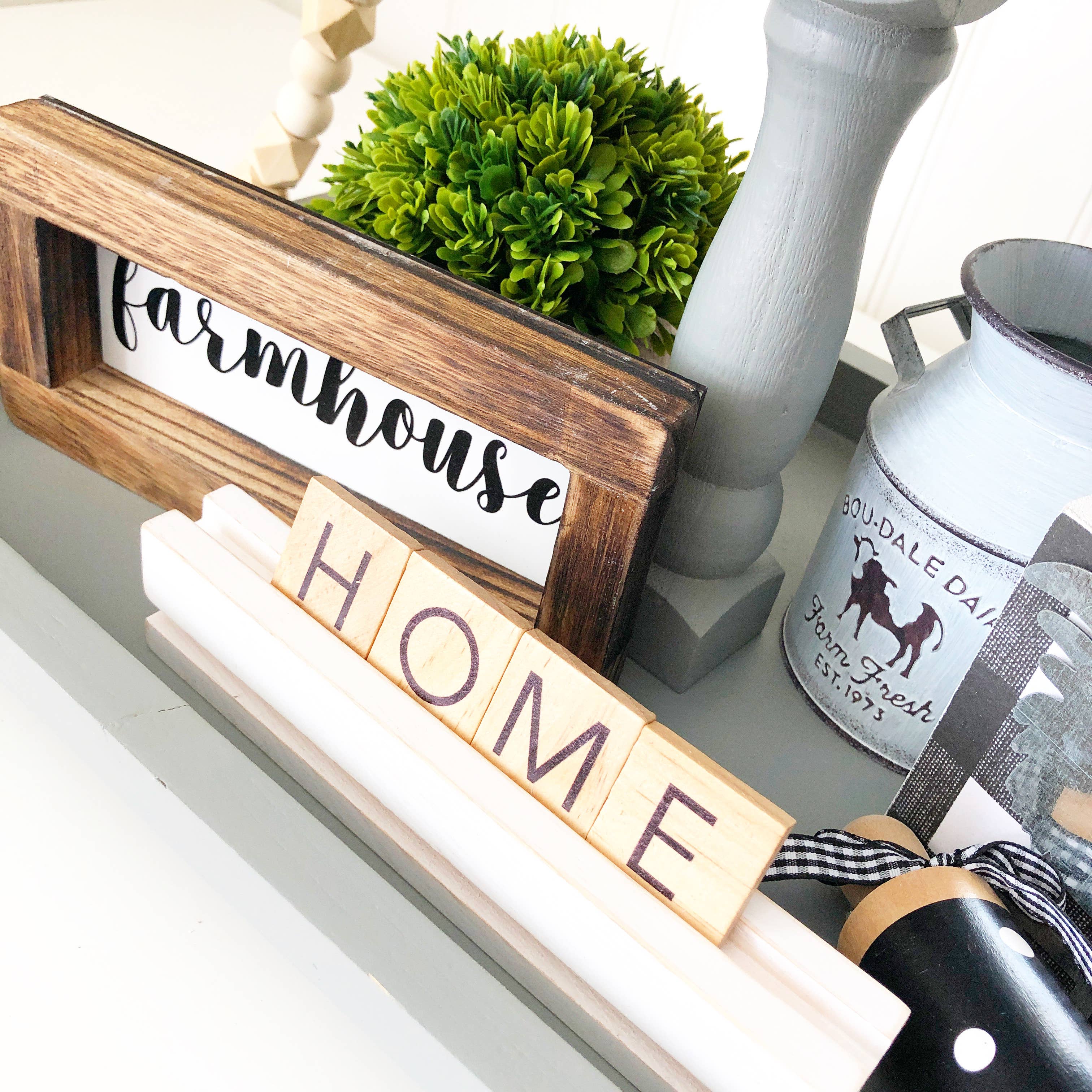 Foundations Decor - Vendita all'ingrosso Decorazioni da tavolo - Supporti per piastrelle Scrabble Decor19