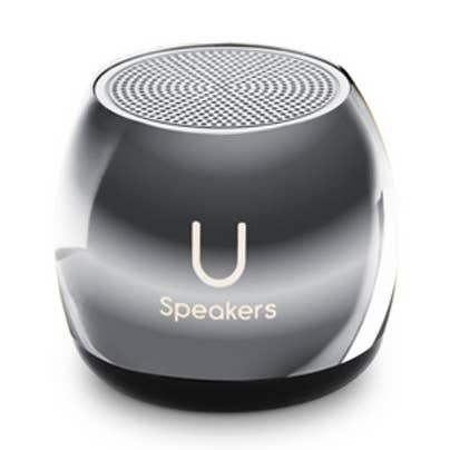 Enceinte Bluetooth Portable Micro Lumineuse dans le Noir - Hématite pour la vente par FashionIt