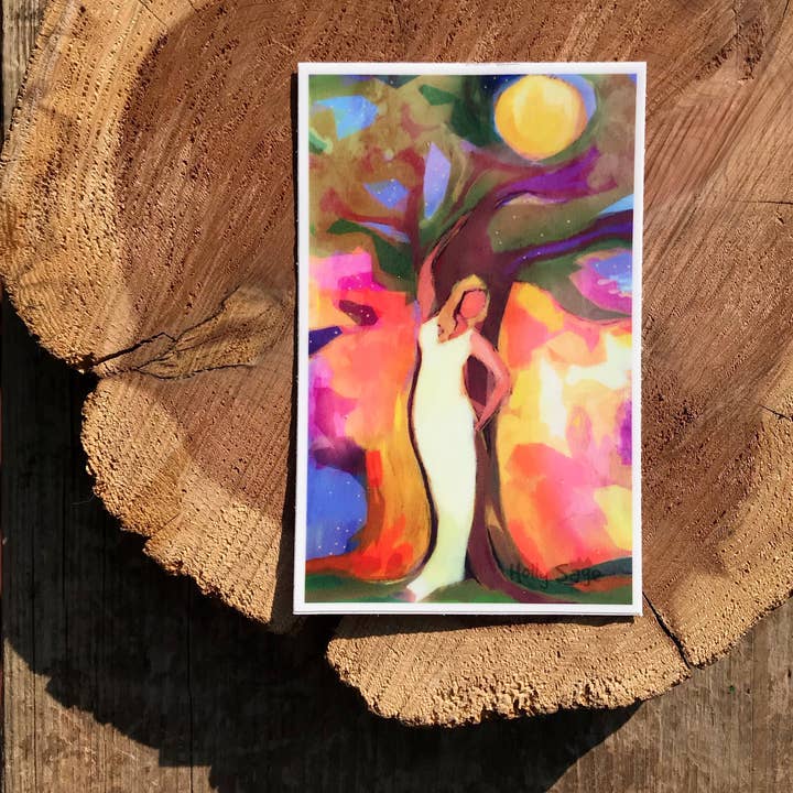 Sticker Le Donneur de Lumière pour la vente par Holly Sage Art