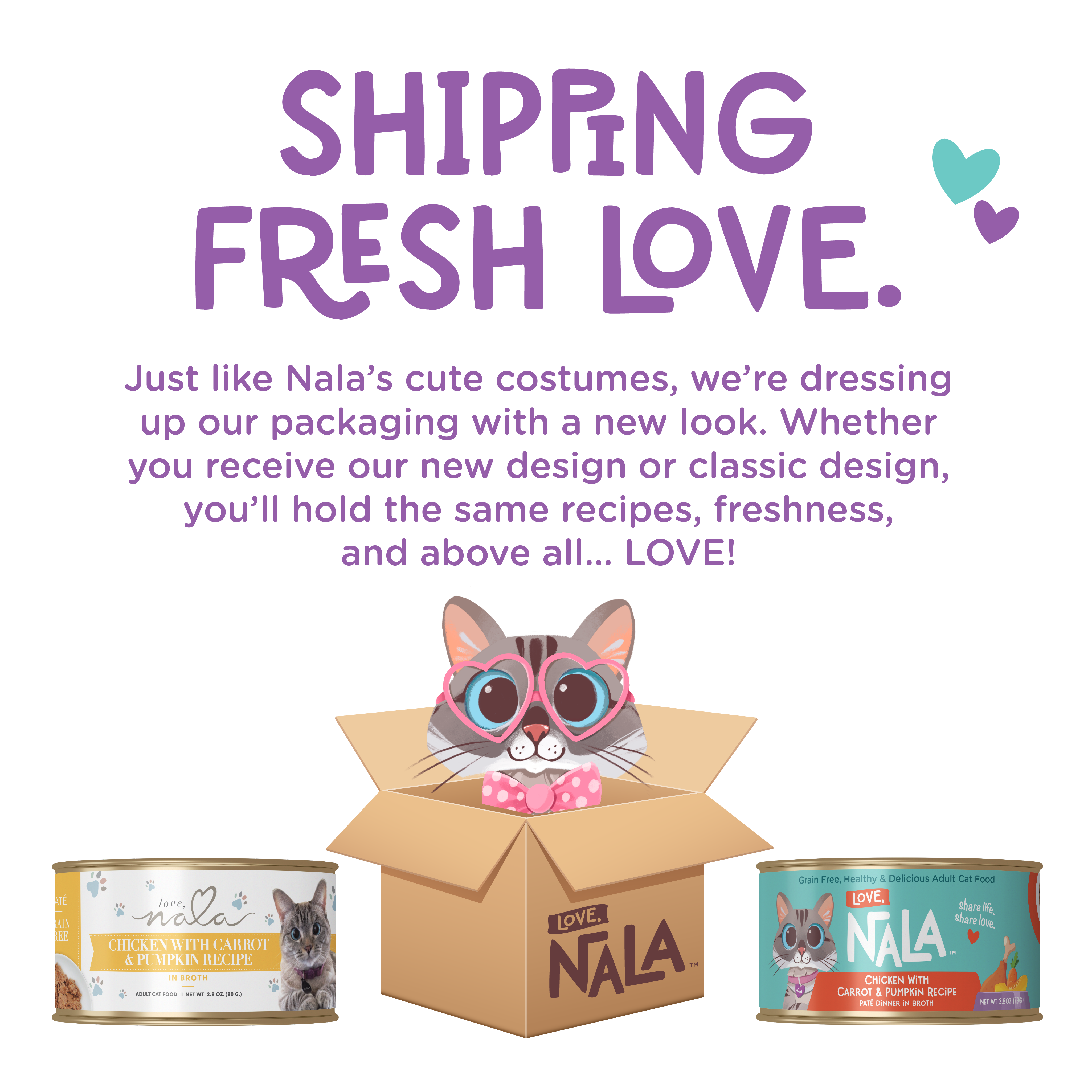 Love, Nala - Wholesale Pet Treats - Cat - Lickable Cat Squeeze Up Treat - Tuna & Salmon Flavor1