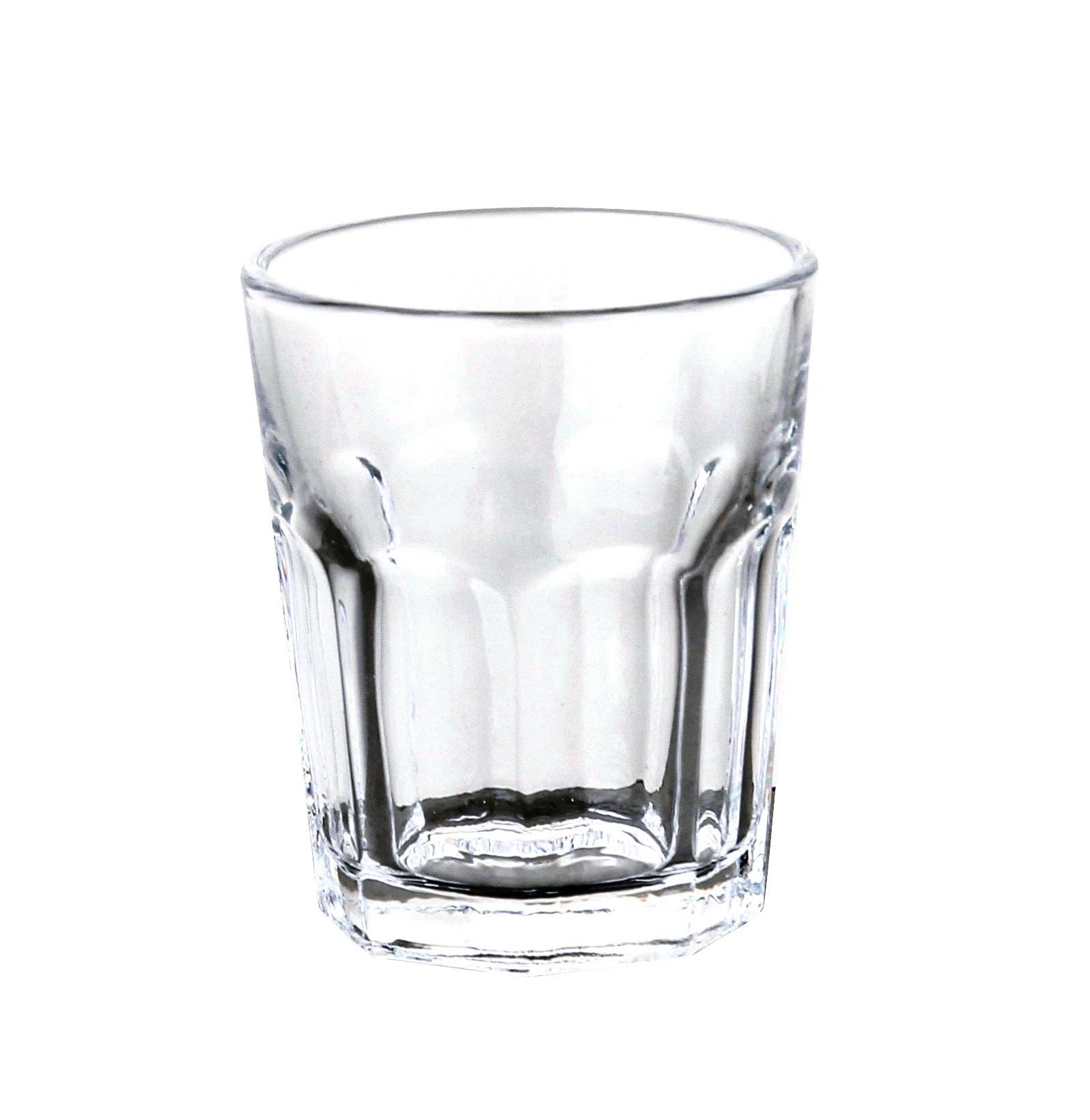 EcoQuality - Vente Verre à shooter - Verre à shot 2 1/8"x1 7/8"x1 1/2"x1 7/8", verre Aqua Mist 1,5 oz