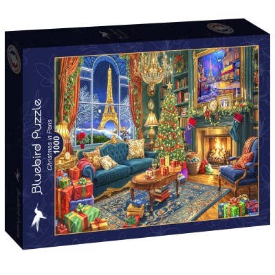 Bluebird Puzzle - Vente Puzzle – adulte - Puzzle 1000 Pièces - Noël À Paris0