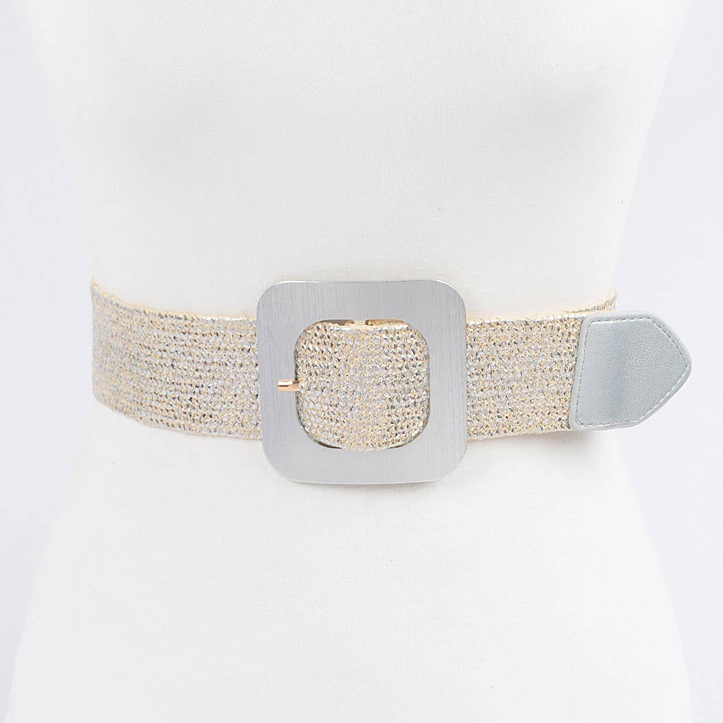 3AM BY H&D ACCESSORIES - Wholesale Belt - Women's - Faux Straw Elastic Belt6