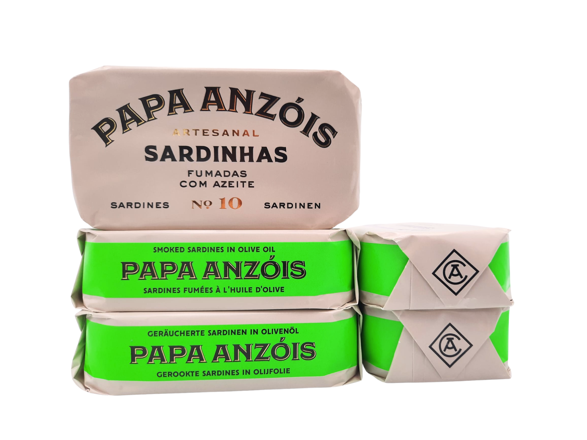 Conserveira do Arade - Wholesale Tinned Fish - Smoked Sardines with Virgin Olive Oil (Papa Anzóis)1