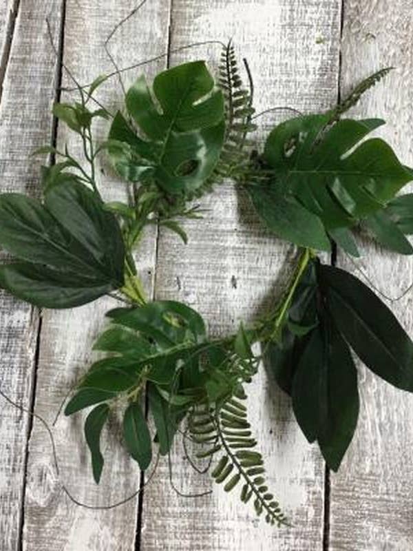 Bague à bougie verte Tropical Mix pour la vente par DNS Designs