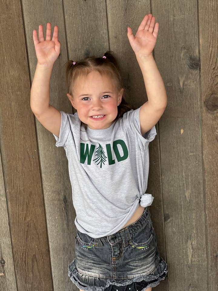 WILD Tree Toddler Tee for wholesale by Made of Mountains