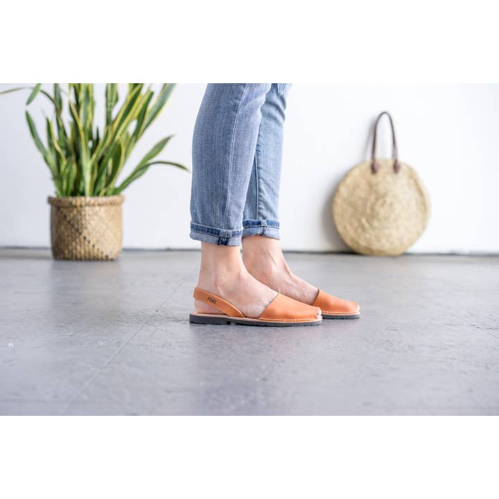 Pons - Wholesale Sandals - Women's - Pons Shoes - Classic Women - Orange
