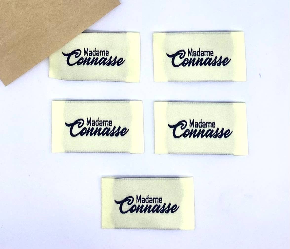 L’Étiquette Home Couture - Wholesale Craft Supplies - Sew-on label: Madame Connasse - VANILLA2