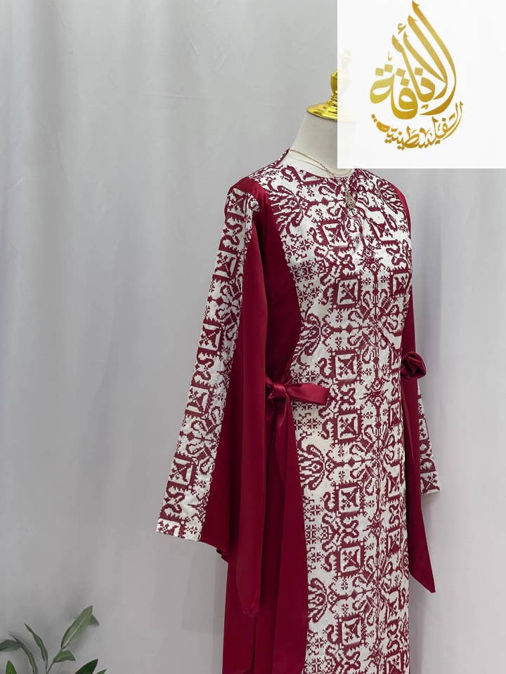 Palestinian Elegance - Wholesale Dress - Women's - Modern Zahra Embroidered Dress | Modest Palestinian Thobe21