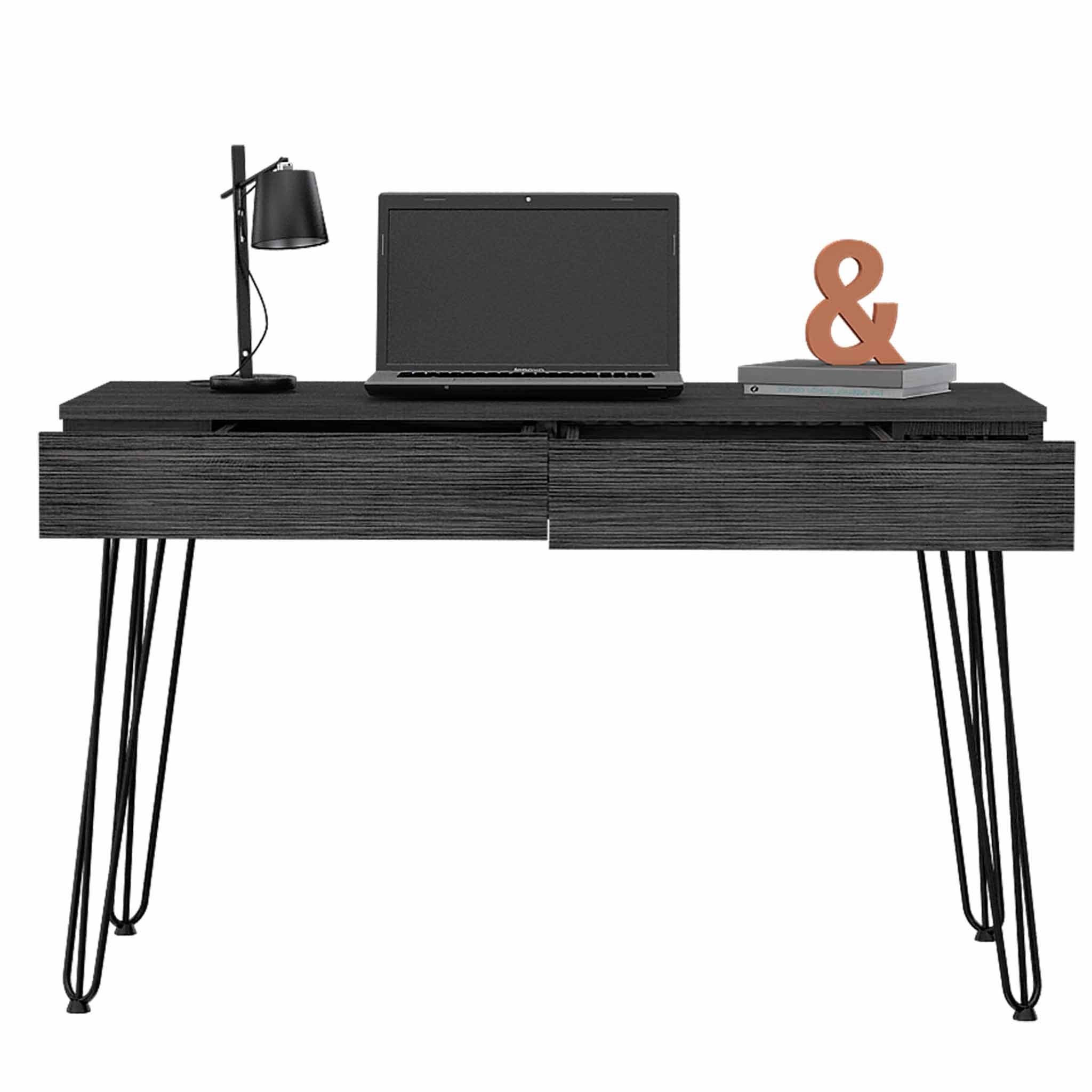 TUHOME FURNITURE - Wholesale Desk Set - Mumbai Writing Desk, Four Legs, Two Drawers11