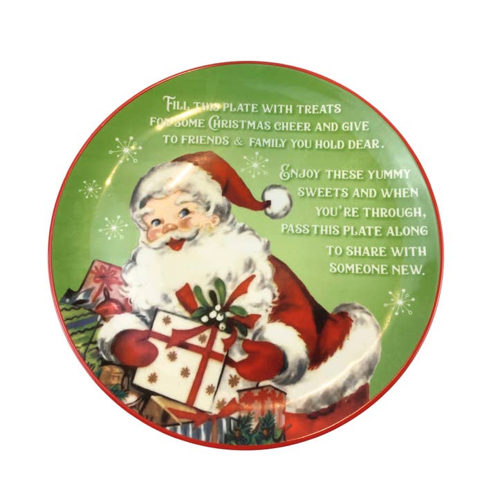 12 In. Giving Plate for wholesale by Mr. Christmas