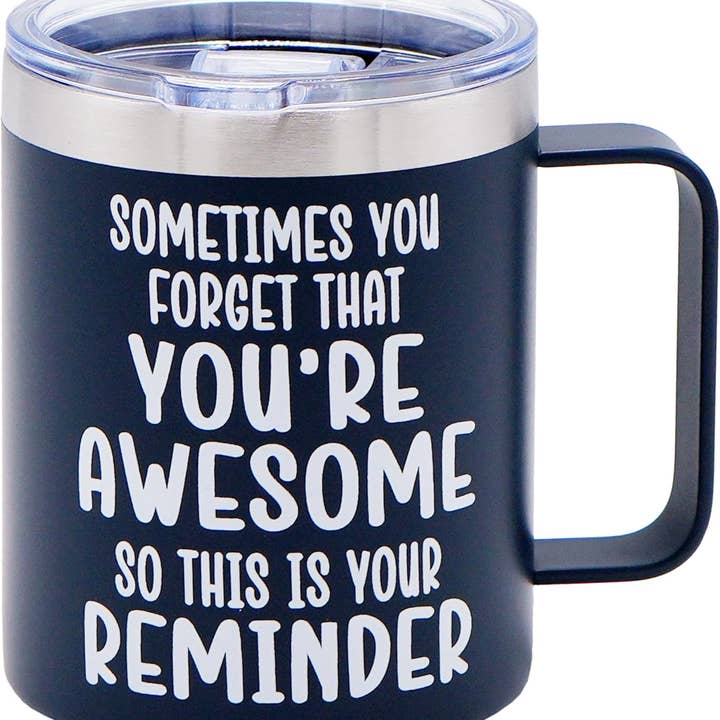 4E's Novelty 14 oz Coffee Mug Featuring The Phrase Sometimes You Forget You’re Awesome for wholesale by 4E's Novelty