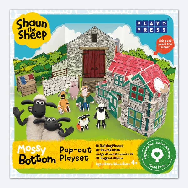 PlayPress Toys Ltd - Wholesale Toy Set - Kids - Shaun The Sheep Playset1